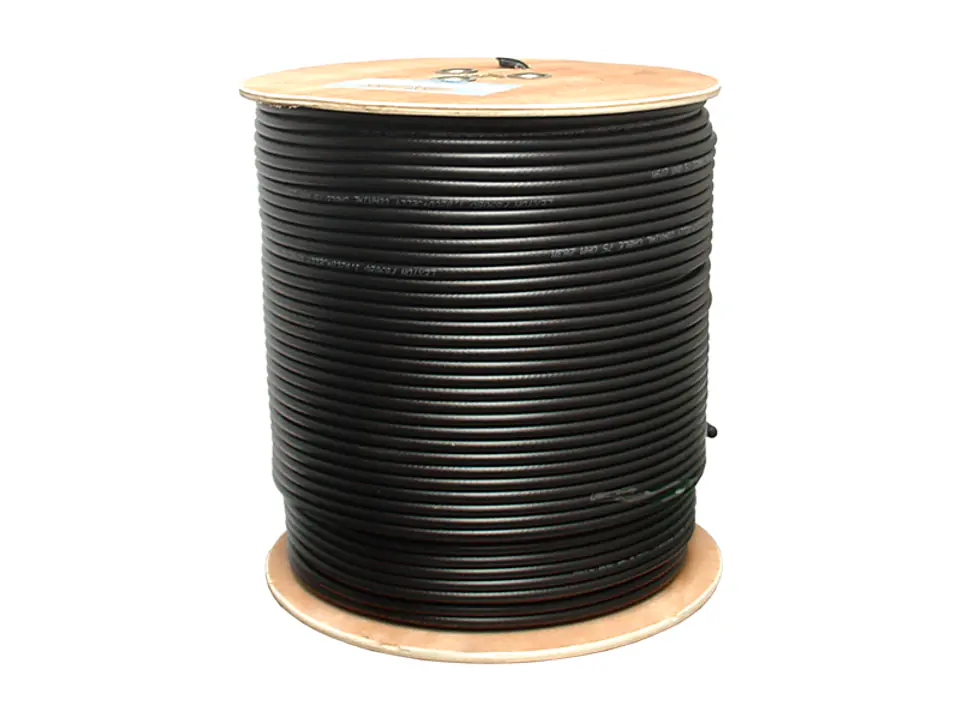 ⁨Coaxial Cable F690BY Black + Gel 1.1CCS, 300m. (1LM)⁩ at Wasserman.eu