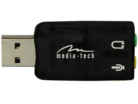 ⁨Karta dźwiękowa Virtual 5.1 USB Media-Tech MT5101⁩ w sklepie Wasserman.eu