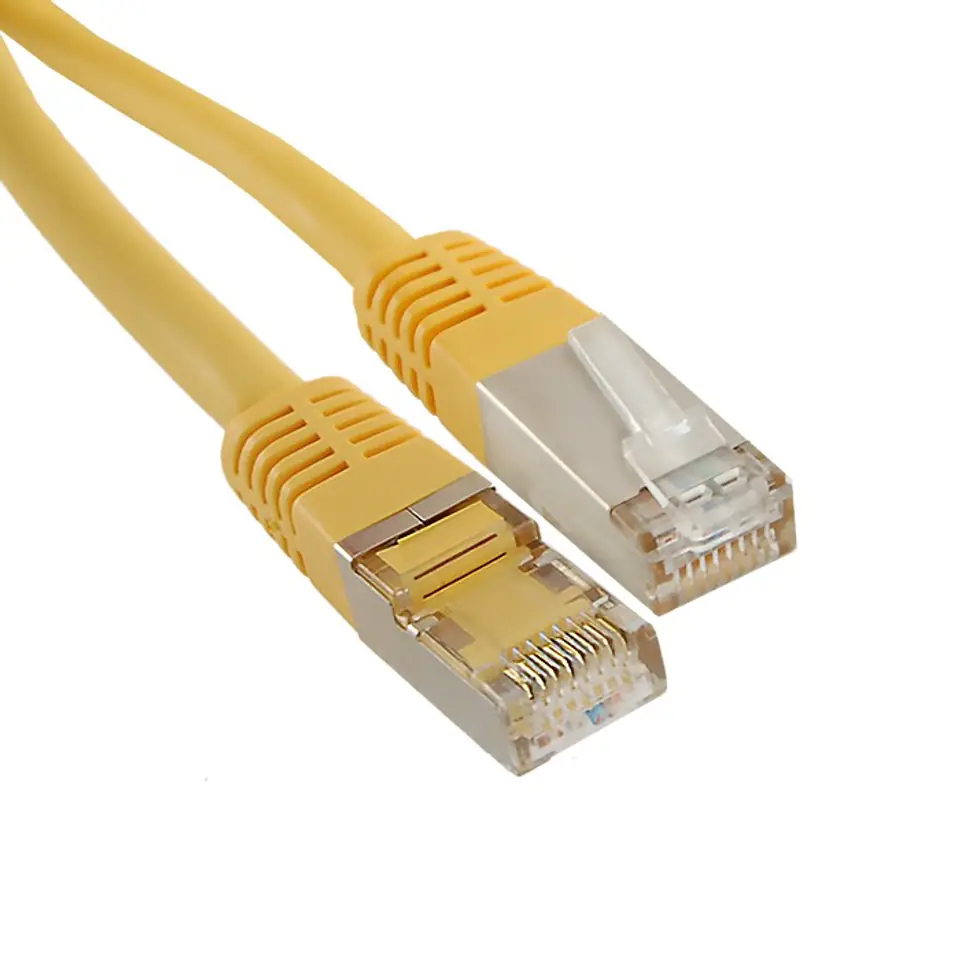 ⁨Qoltec SSTP Patch Cord Cable | CAT6A | 3m (0NC)⁩ at Wasserman.eu