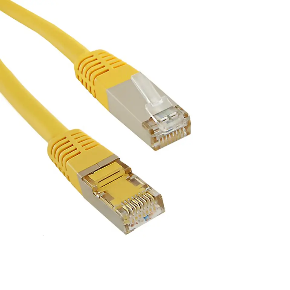 ⁨Qoltec FTP Patchcord Cable | CAT6 | 0.25m (0NC)⁩ at Wasserman.eu