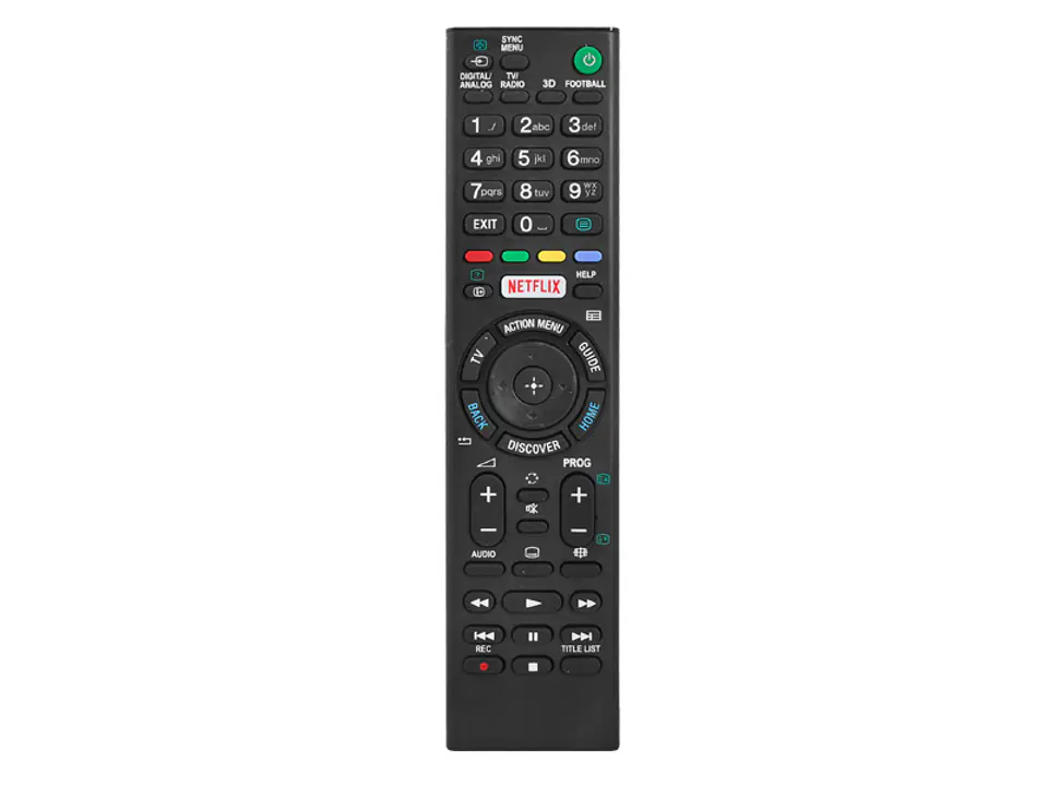 ⁨1 szt. Pilot do SONY LCD NETFLIX 3D RM-L1275.⁩ w sklepie Wasserman.eu