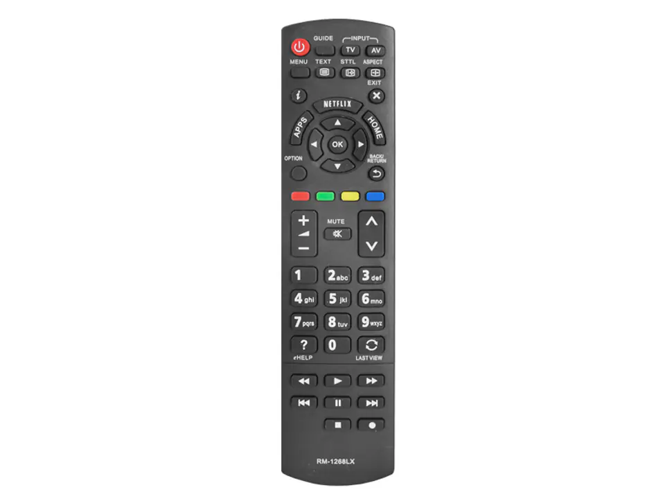 ⁨Pilot do PANASONIC TV LCD RM-1268LX NETFLIX. (1LM)⁩ w sklepie Wasserman.eu