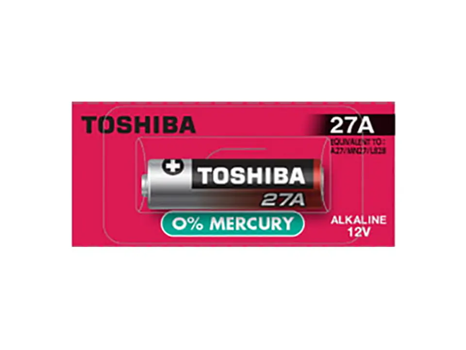 Alkaline battery 27A, MN27, L828. Toshiba 12V at Wasserman.eu