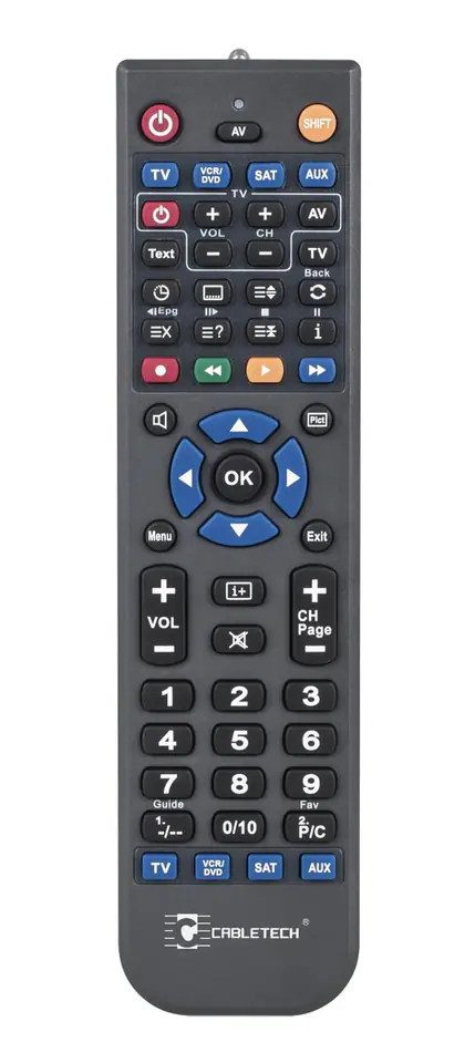 ⁨Universal programmable remote control Cabletech 4 in 1⁩ at Wasserman.eu