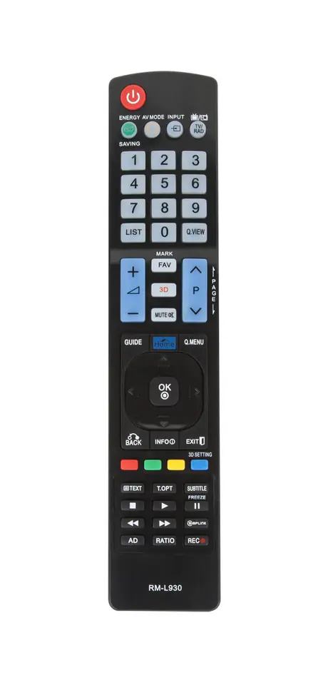 ⁨Universal remote control for LCD/LED 3D LG (1LL)⁩ at Wasserman.eu