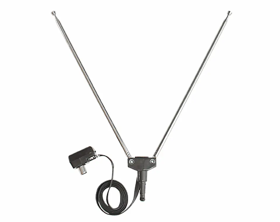 ⁨Double arm room TV antenna with plug. (1LM)⁩ at Wasserman.eu