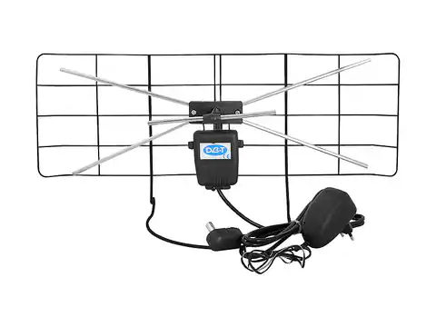 ⁨Room mesh DVB-T antenna with adjustable amplifier. (1LM)⁩ at Wasserman.eu