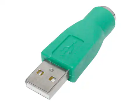 ⁨10 szt. Przejście komputerowe wtyk USB - gniazdo PS2⁩ w sklepie Wasserman.eu