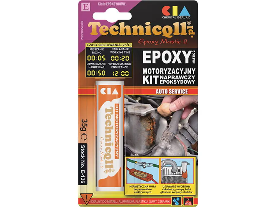 ⁨Kit motoryzacyjny epoksydowy Techniqll E-136⁩ w sklepie Wasserman.eu