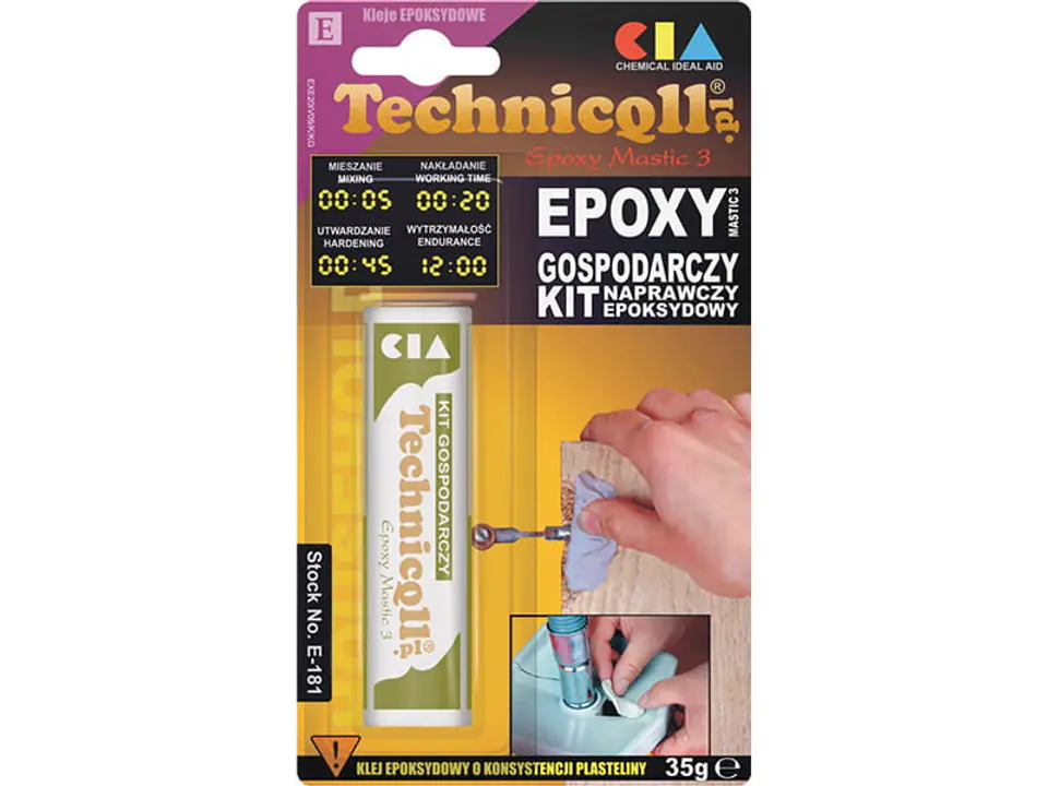 ⁨Kit gospodarczy epoksydowy Techniqll E-181⁩ w sklepie Wasserman.eu