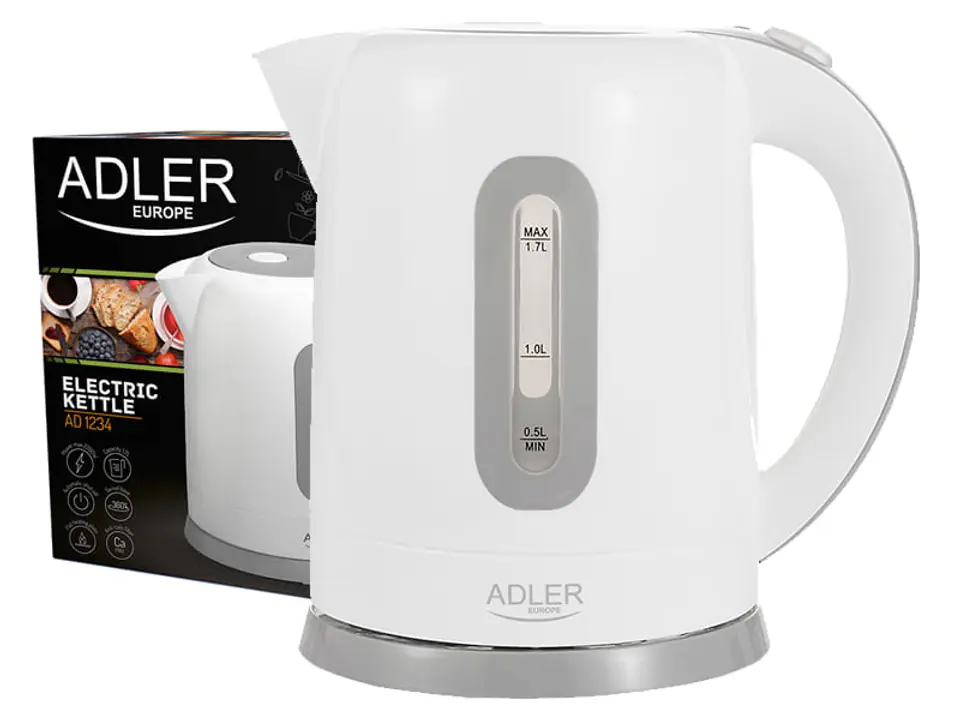 ⁨Cordless kettle 1.7L Adler AD 1234 2200W⁩ at Wasserman.eu