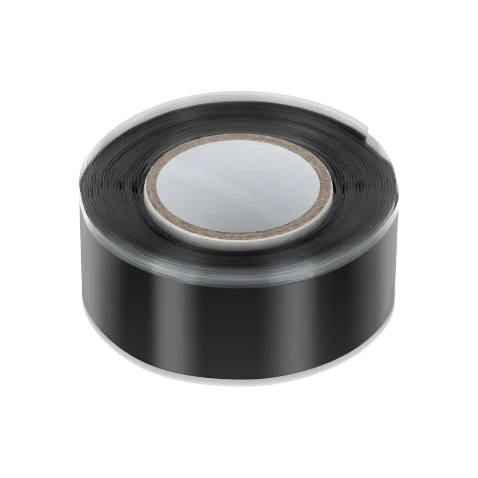 ⁨SELF-vulcanizing tape REBEL (0.8 mm x 19 mm x 2.5 m) black⁩ at Wasserman.eu