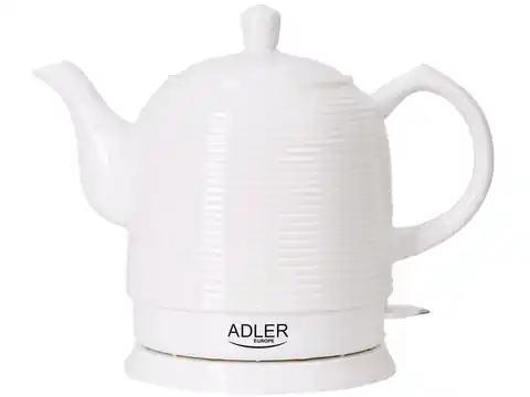 ⁨Czajnik ceramiczny bezprzewodowy Adler AD 1280 1,2L⁩ w sklepie Wasserman.eu