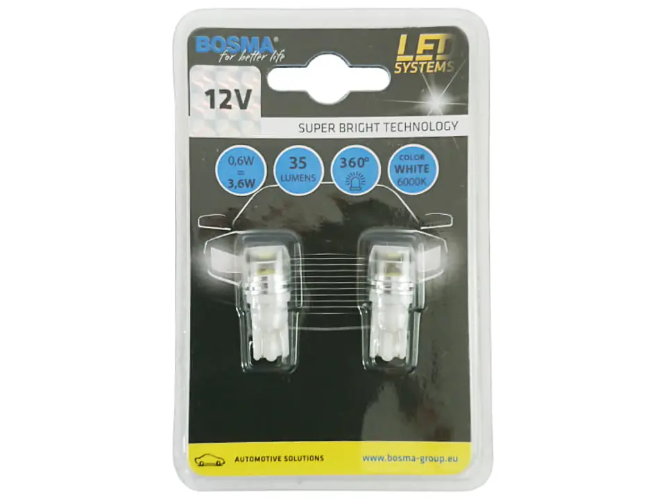 Car led bulbs 12V T10 1xSMD at Wasserman.eu