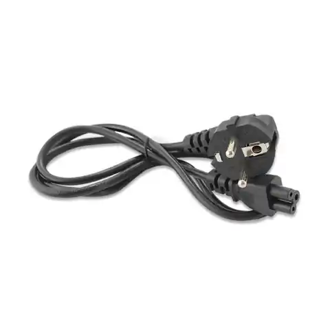 ⁨Qoltec Clover Power Cable | 3pin | S03/ST1 | 1.2m (0NC)⁩ at Wasserman.eu