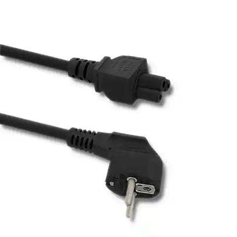 ⁨Qoltec Clover Power Cable | 3pin | S03/ST1 | 1.4m (0NC)⁩ at Wasserman.eu