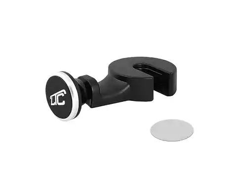 ⁨LTC Magnetic holder with headrest mount AS2 HQ black. (1LM)⁩ at Wasserman.eu