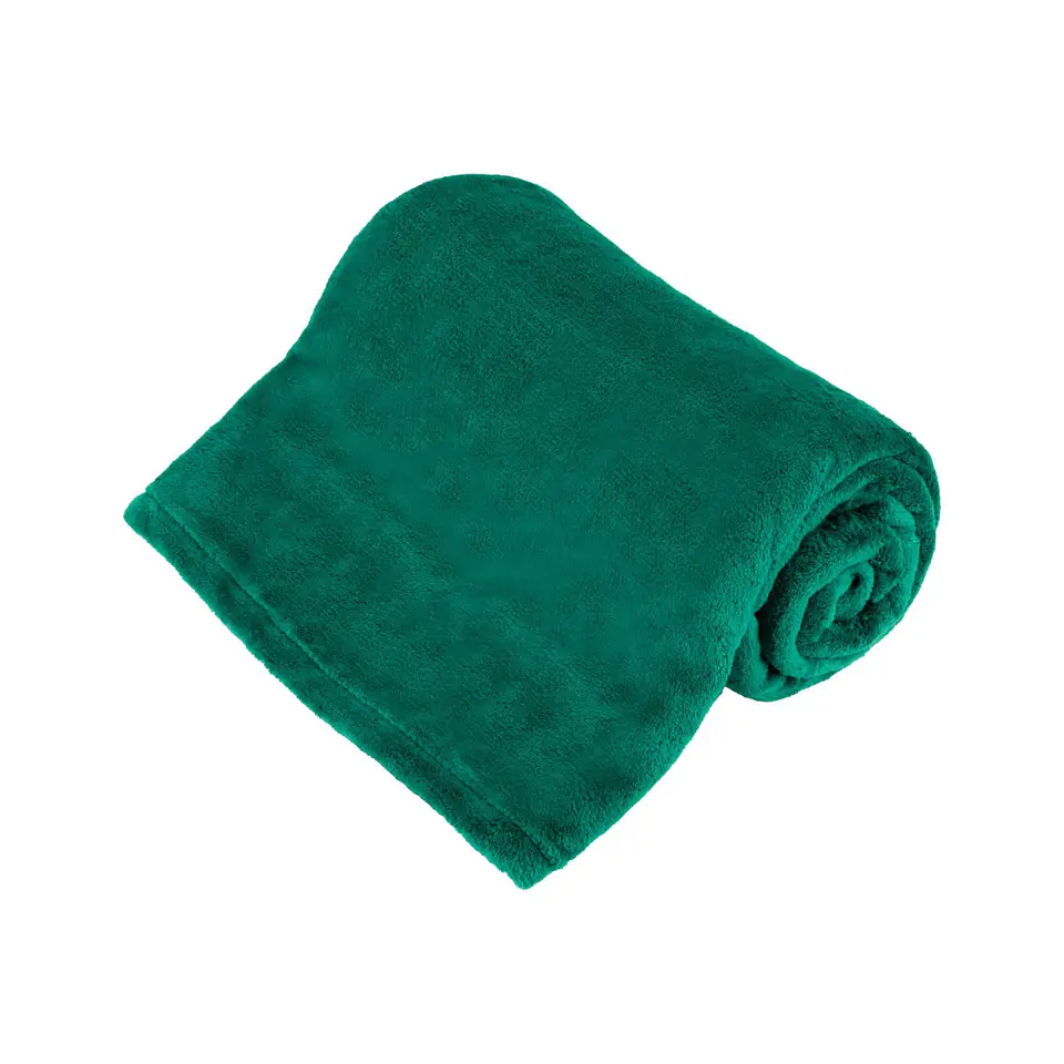 ⁨Fleece blanket 150x200 cm TEESA - green⁩ at Wasserman.eu