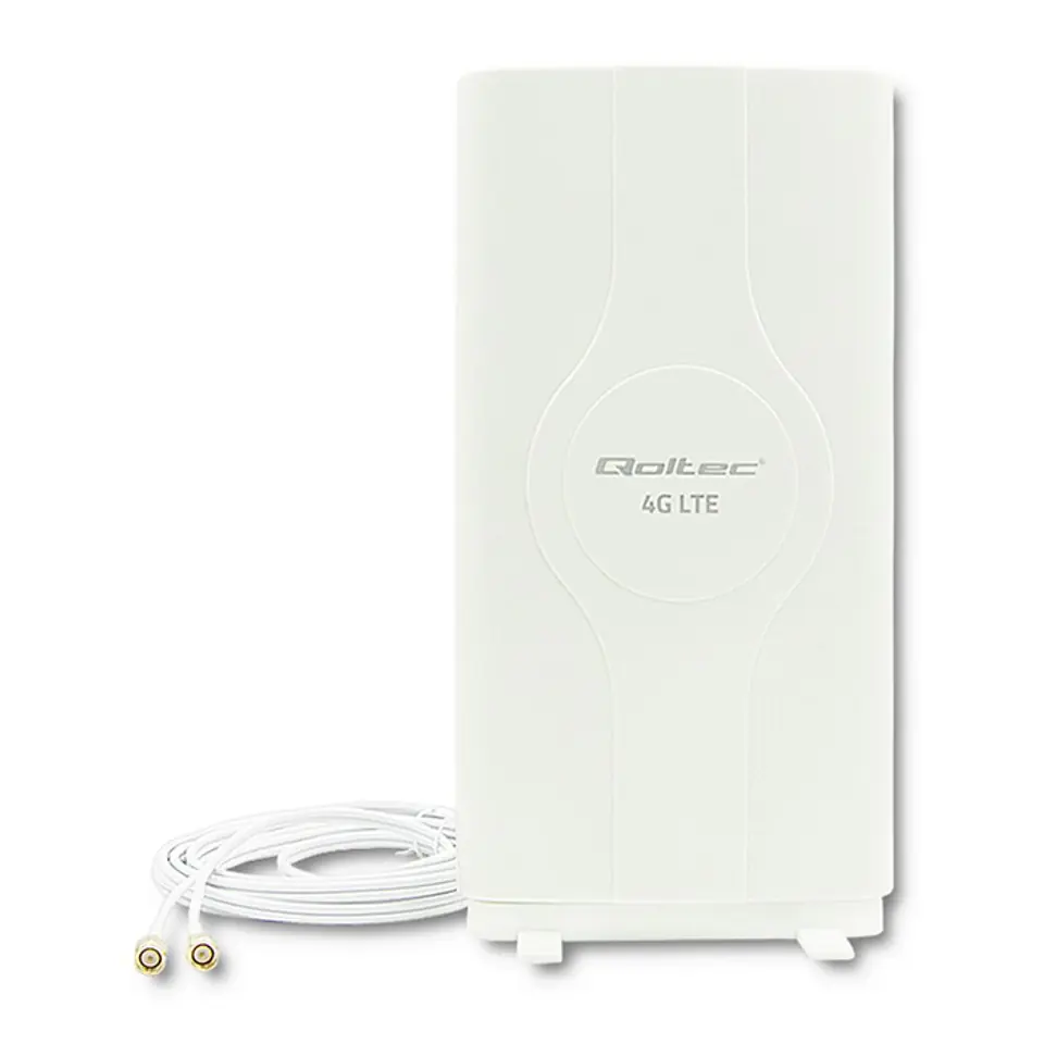 Qoltec Antena 4G LTE DUAL z podwójnym złączem SMA| 30dBi | Wewnętrzna (0NC) w sklepie Wasserman.eu