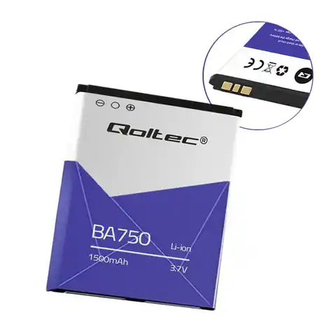 ⁨Qoltec Bateria do Sony Xperia X12 | BA750 | 1500mAh (0NC)⁩ w sklepie Wasserman.eu
