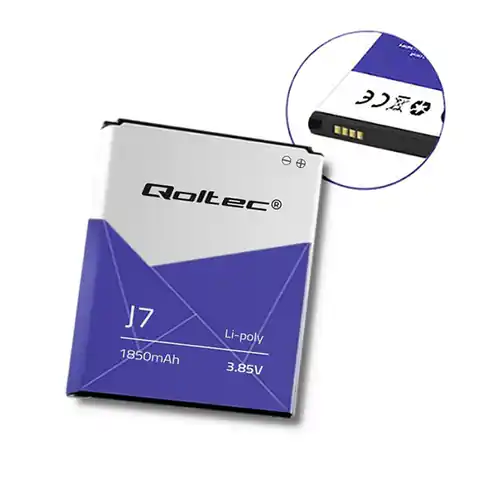 ⁨Qoltec Battery for Samsung Galaxy J7 | 1850 mAh (0NC)⁩ at Wasserman.eu