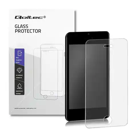 ⁨Qoltec PREMIUM Tempered Glass Protector for Apple iPhone 5/5s (0NC)⁩ at Wasserman.eu