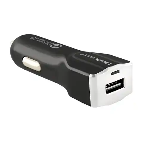 ⁨Qoltec Car charger | Qualcomm QuickCharge 3.0 12-24V | 3A | USB (0NC)⁩ at Wasserman.eu