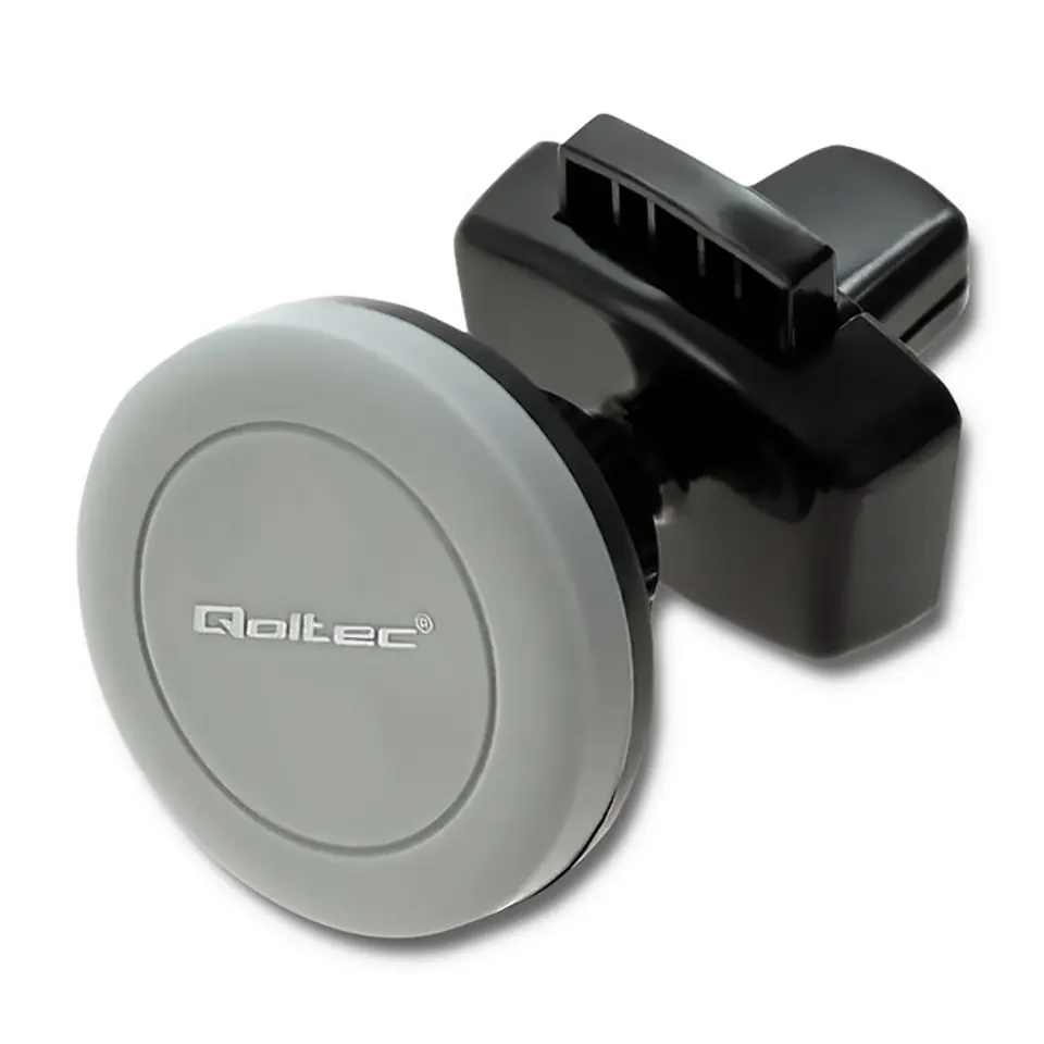 ⁨Qoltec Car Mount | magnetic | on the grille | Black (0NC)⁩ at Wasserman.eu