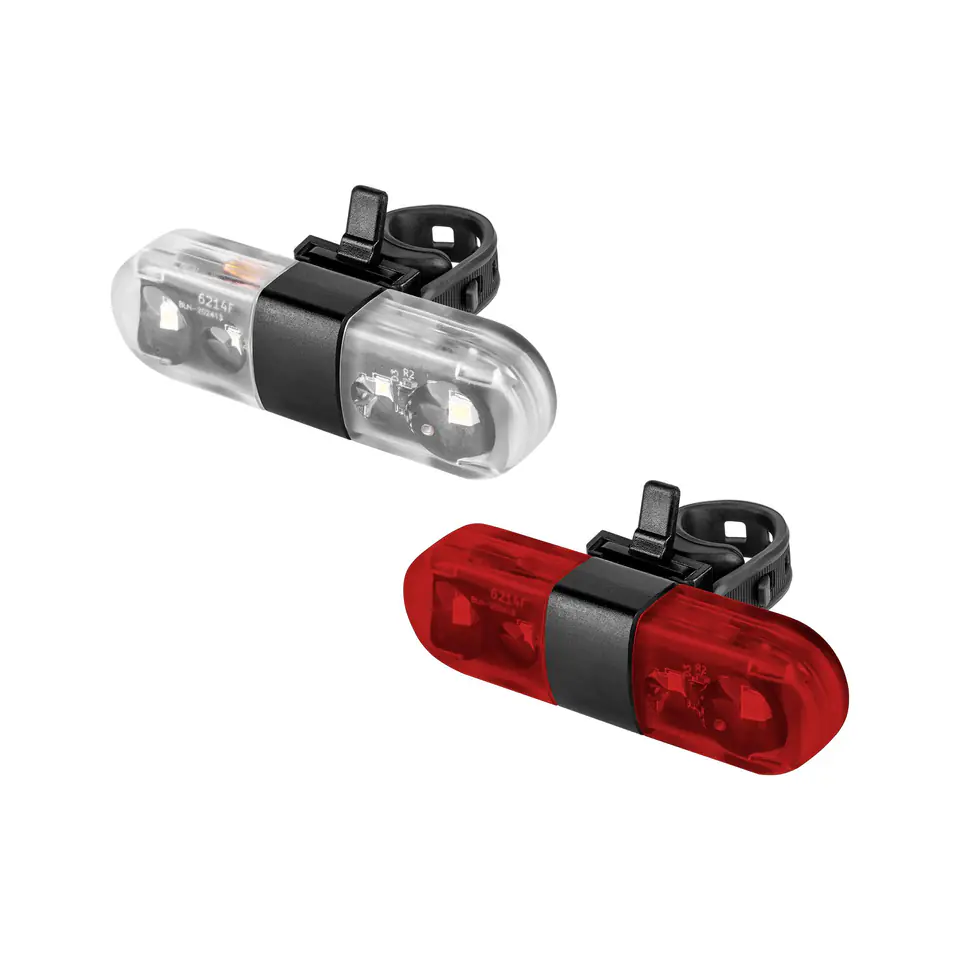 ⁨Set of lights for bicycle (with USB cable)⁩ at Wasserman.eu