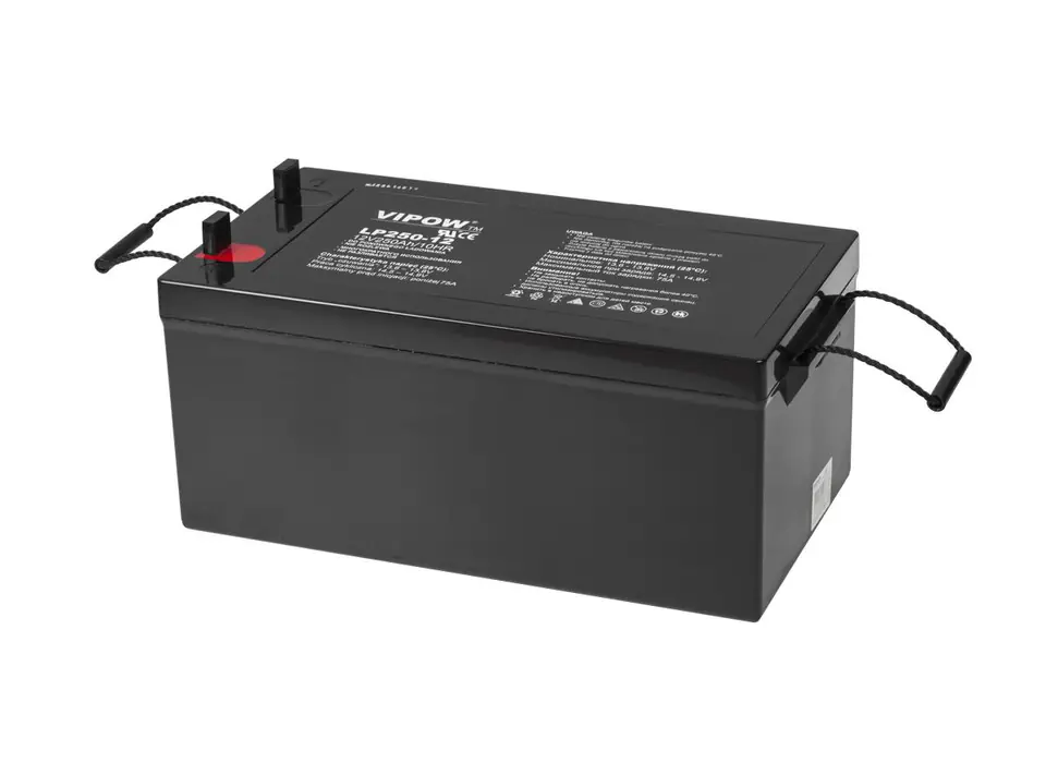 ⁨Gel battery VIPOW 12V 250Ah (1LL)⁩ at Wasserman.eu