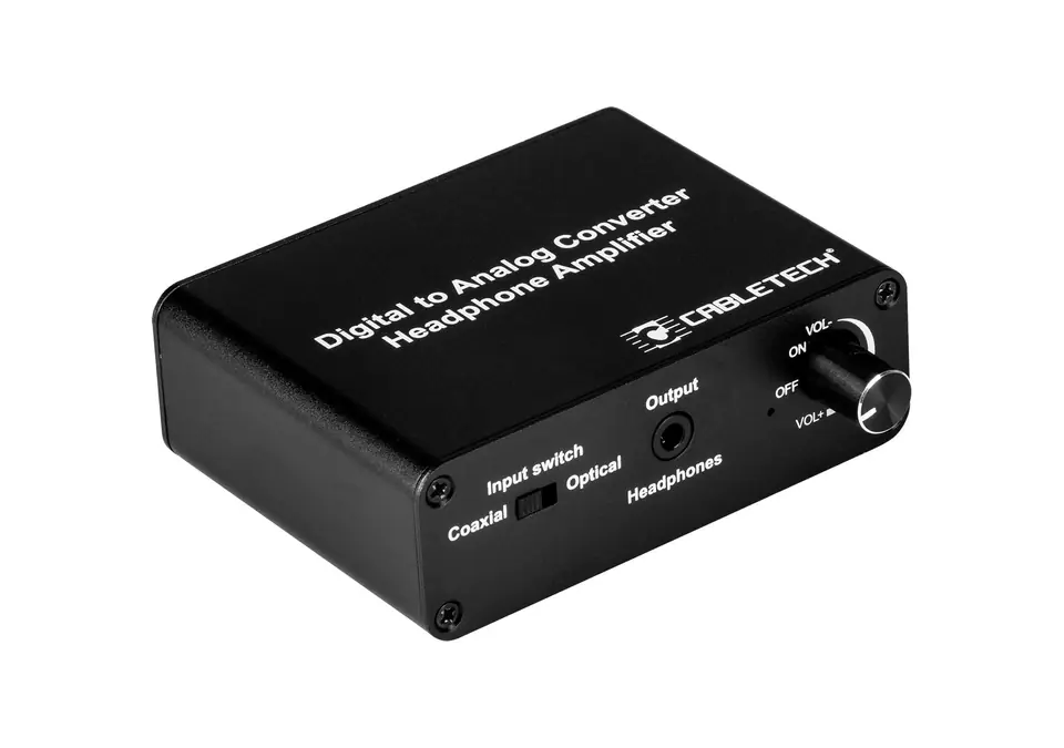 ⁨Digital to analog converter connector with headphone jack⁩ at Wasserman.eu