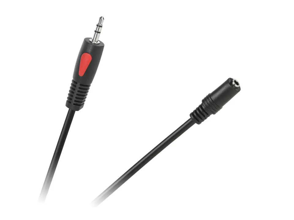 ⁨Kabel jack 3.5 wtyk-gniazdo 1.0m Cabletech Eco-Line⁩ w sklepie Wasserman.eu