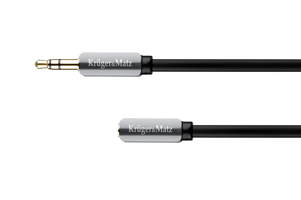 ⁨Plug -jack 3.5 stereo 3.0m Kruger &Matz cable⁩ at Wasserman.eu