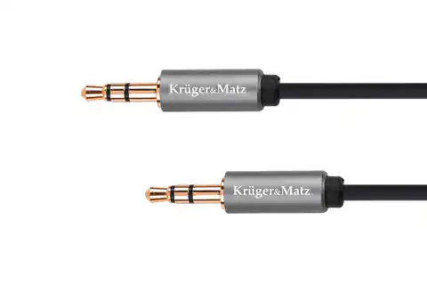 ⁨3.5 jack cable, stereo plug - 3.5 stereo plug, 3m Kruger&Matz Basic (1LL)⁩ at Wasserman.eu