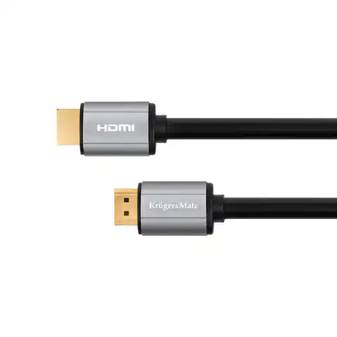 ⁨Kabel HDMI-HDMI 3m Kruger&Matz Basic (1LL)⁩ w sklepie Wasserman.eu