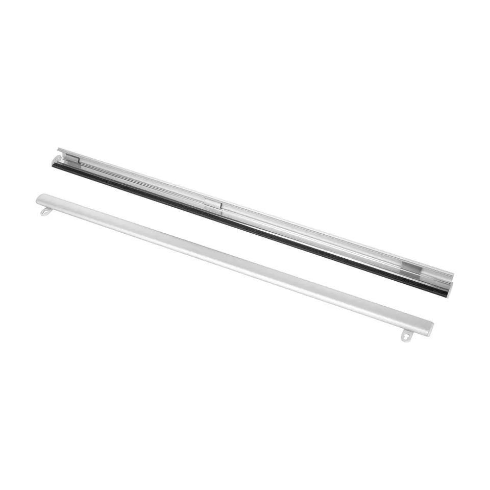 Listwa aluminiowa do zawieszania plakatu KLIP 2x70cm + przyssawka 45mm x2szt z haczykiem w sklepie Wasserman.eu