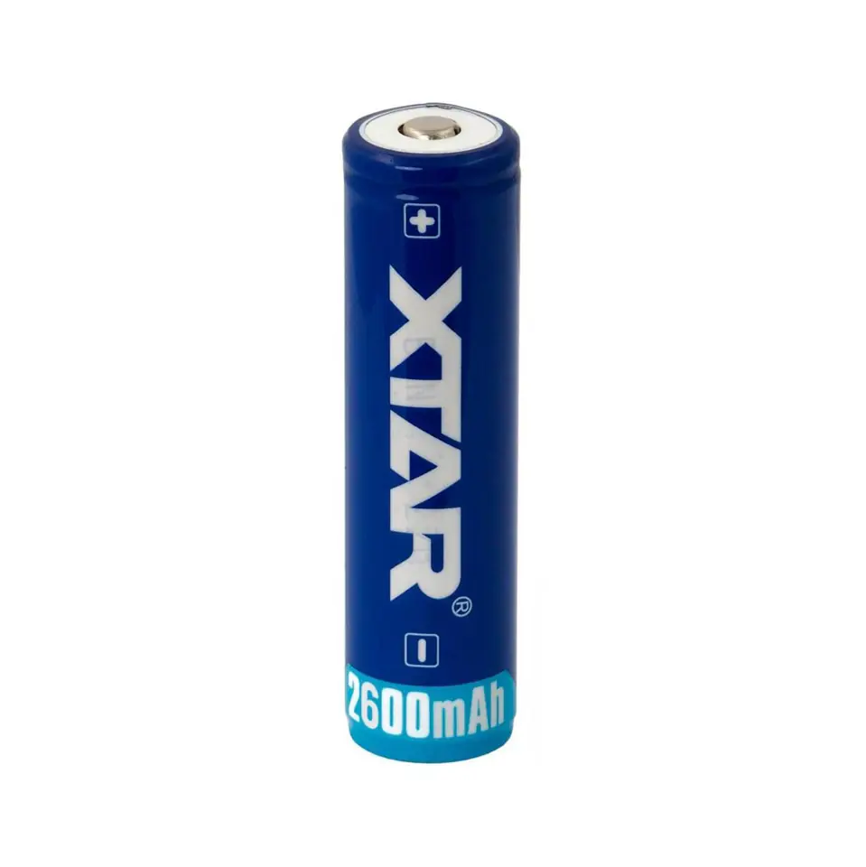 Akumulator XTAR 18650 3,7V Li-ion 2600mAh z zabezpieczeniem w sklepie Wasserman.eu