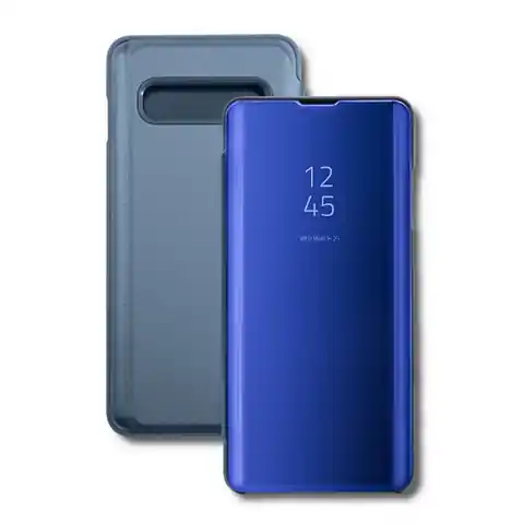 ⁨Qoltec Etui Flip Cover do Samsung S10+ | Niebieskie (0NC)⁩ w sklepie Wasserman.eu