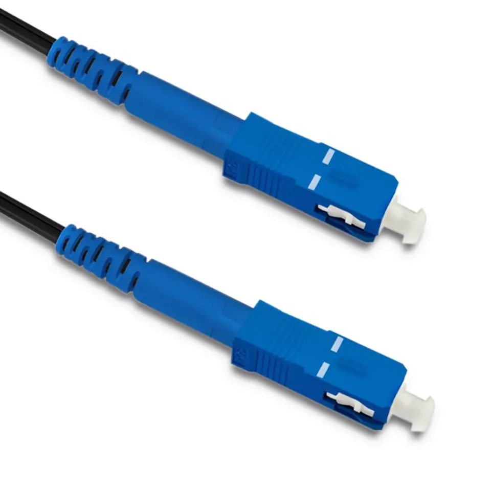 ⁨Qoltec Fiber Optic Patch Cable SC/PC - SC/PC | Message | Simplex | 50m (0NC)⁩ at Wasserman.eu