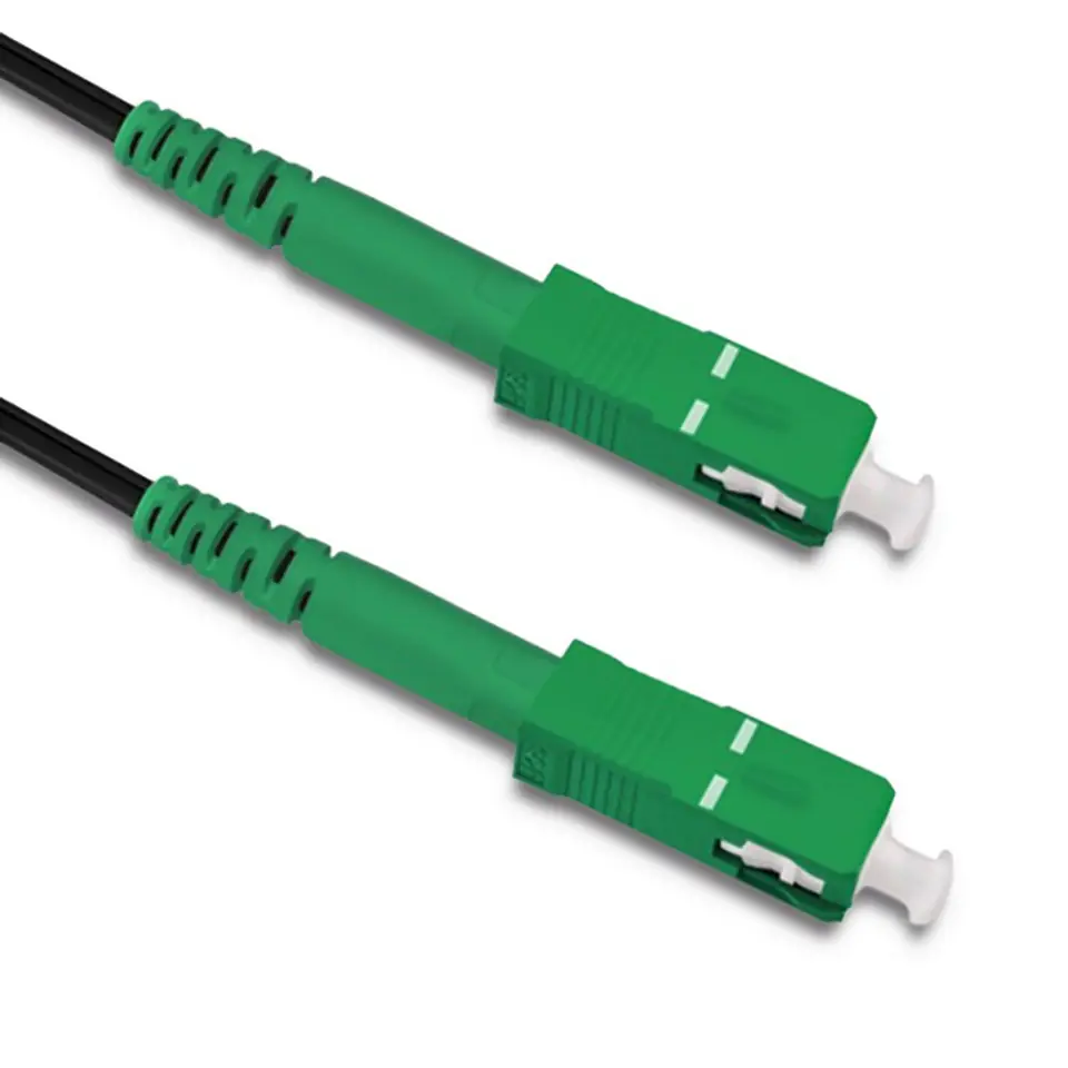 ⁨Qoltec Patchcord światłowodowy SC/APC - SC/APC Message Simplex 100m⁩ w sklepie Wasserman.eu