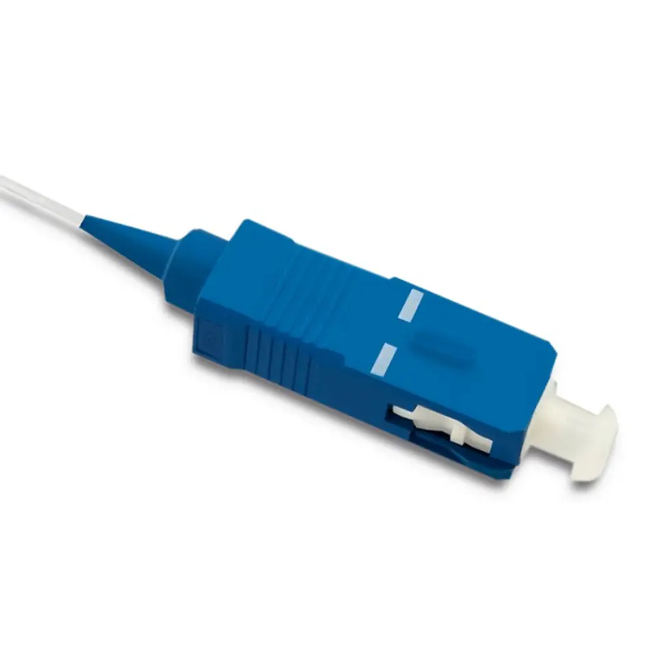 ⁨Qoltec Fiber Optic Pigtail SC/UPC | Singlemode | 9/125 | G652D | 3m (0NC)⁩ at Wasserman.eu