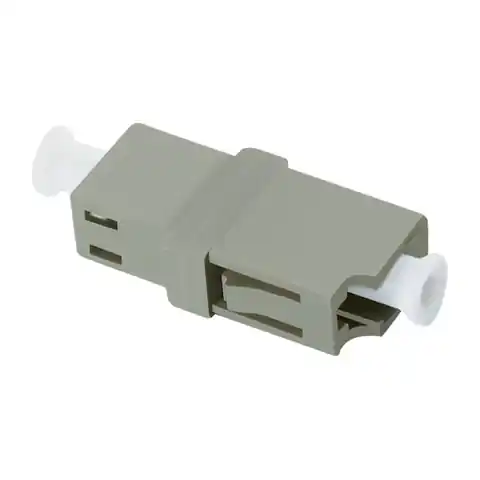 ⁨Qoltec Fiber Optic Adapter LC/UPC | Simplex | Multimode (0NC)⁩ at Wasserman.eu
