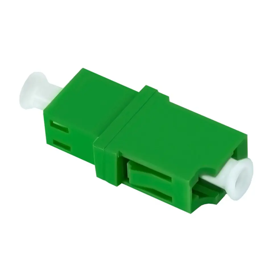 ⁨Qoltec LC/APC Fiber Optic Adapter | Simplex | Singlemode (0NC)⁩ at Wasserman.eu