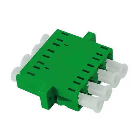 ⁨Qoltec Adapter światłowodowy LC/APC | Quad | Singlemode (0NC)⁩ w sklepie Wasserman.eu
