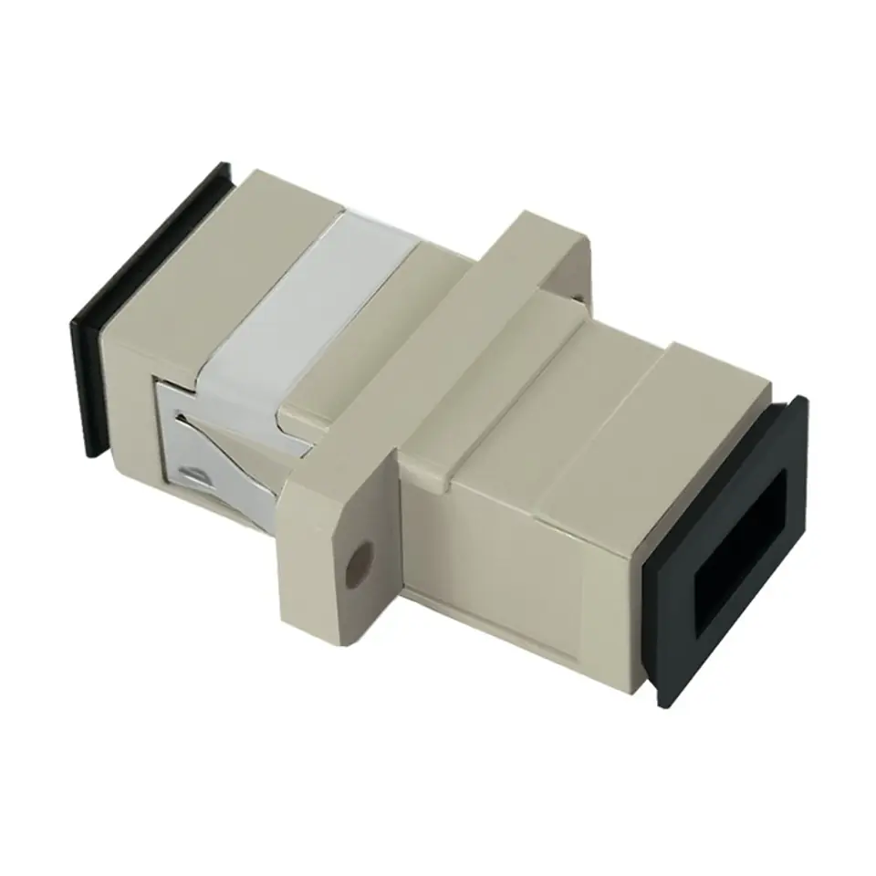 ⁨Qoltec Fiber Optic Adapter SC/UPC | Simplex | Multimode (0NC)⁩ at Wasserman.eu