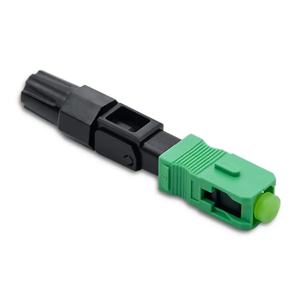 ⁨Qoltec Fiber Optic Quick Coupler SC/APC | Singlemode | 3.0mm (0NC)⁩ at Wasserman.eu