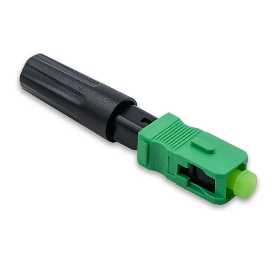 ⁨Qoltec Fiber Optic Quick Coupler SC/APC | Singlemode | 3.0mm (0NC)⁩ at Wasserman.eu