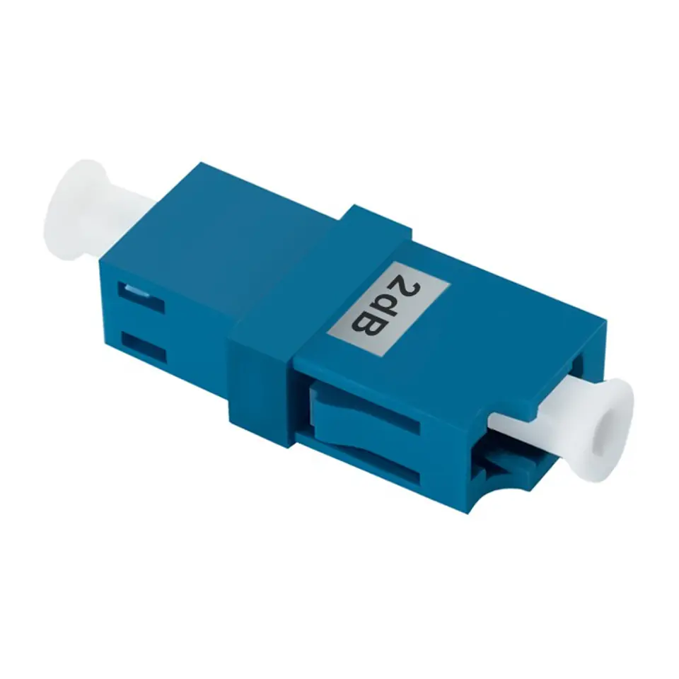 ⁨Qoltec Fiber optic attenuator LC/UPC (F) - LC/UPC (F) | Singlemode | 2dB (0NC)⁩ at Wasserman.eu