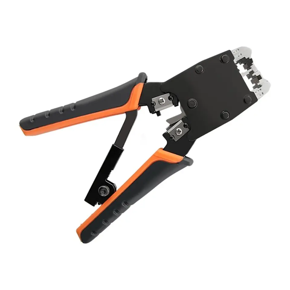 Qoltec Modular Connector Crimping Machine | 8p/6p (0NC) at Wasserman.eu