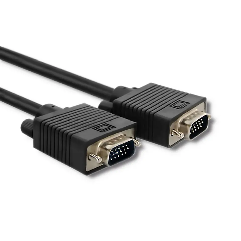 ⁨Qoltec XGA Male / XGA Male Monitor Cable | 1.5m (0NC)⁩ at Wasserman.eu